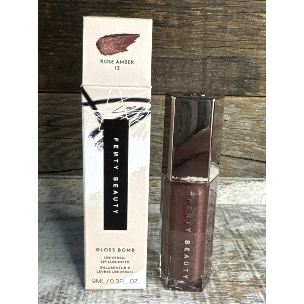 Fenty Gloss Bomb Lip Luminizer Rose Amber 13 0.3oz |‎ MSRP = $26